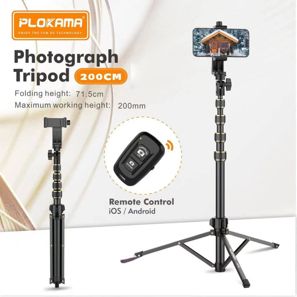 3iYgYvqchbMHZR5Rj6TObzwJN6GFsHNMzMl29JJ7 Plokama PK-998 Selfie Stand Tripod - Image 3
