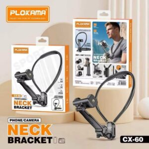 plokama cx 60 neck bracket for sports camera and smartphone