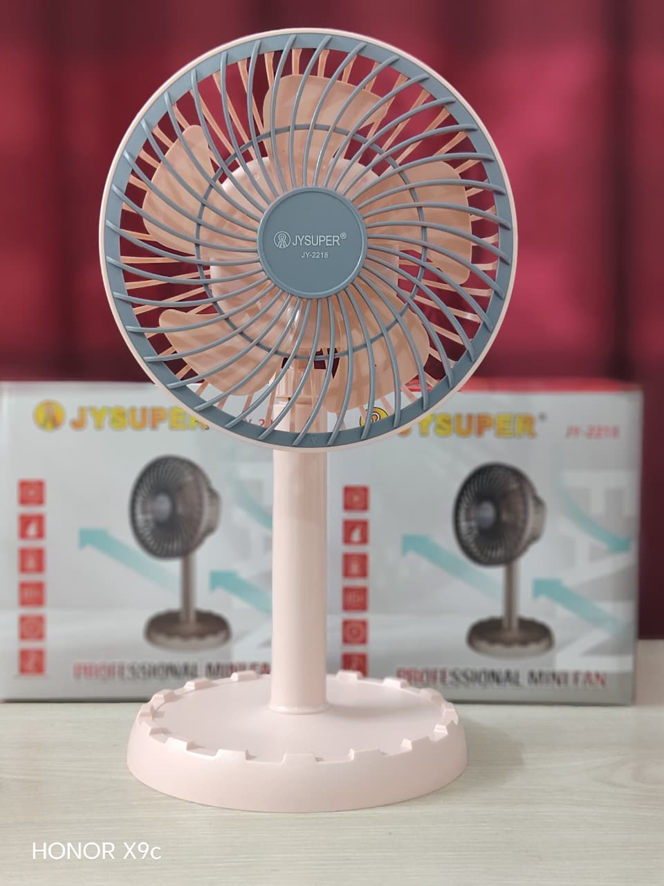 JYSUPER JY-2218 rechargeable fan - Image 3