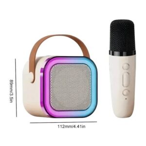 K12 Bluetooth Speaker – Powerful Bass | RGB Light | Portable Wireless Speaker