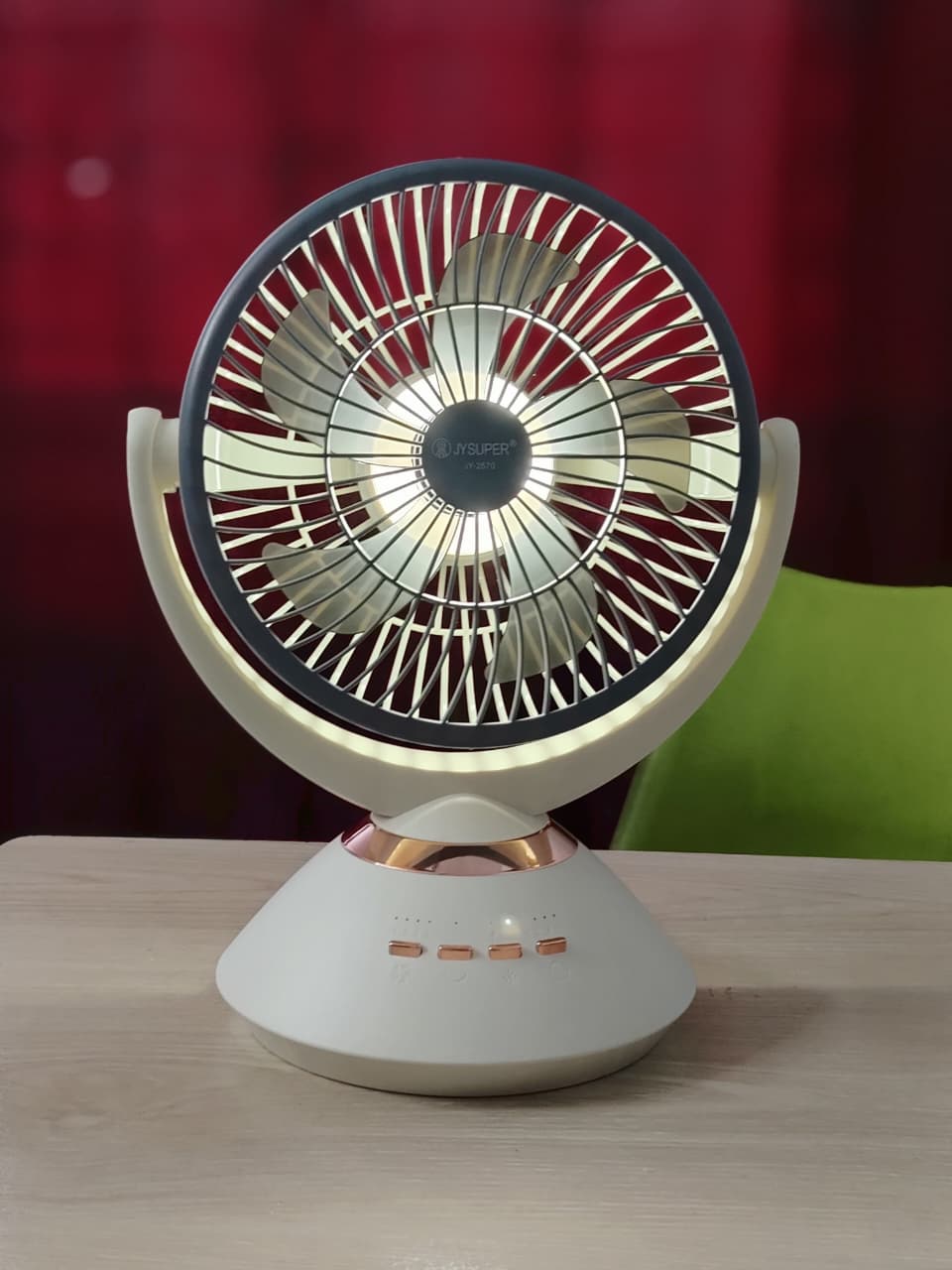 Joysuper JY-2570 USB Rechargeable Table Fan - Image 8