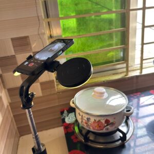 K9 Pro Selfie Stick Tripod with Dual LED Light & Bluetooth Remote