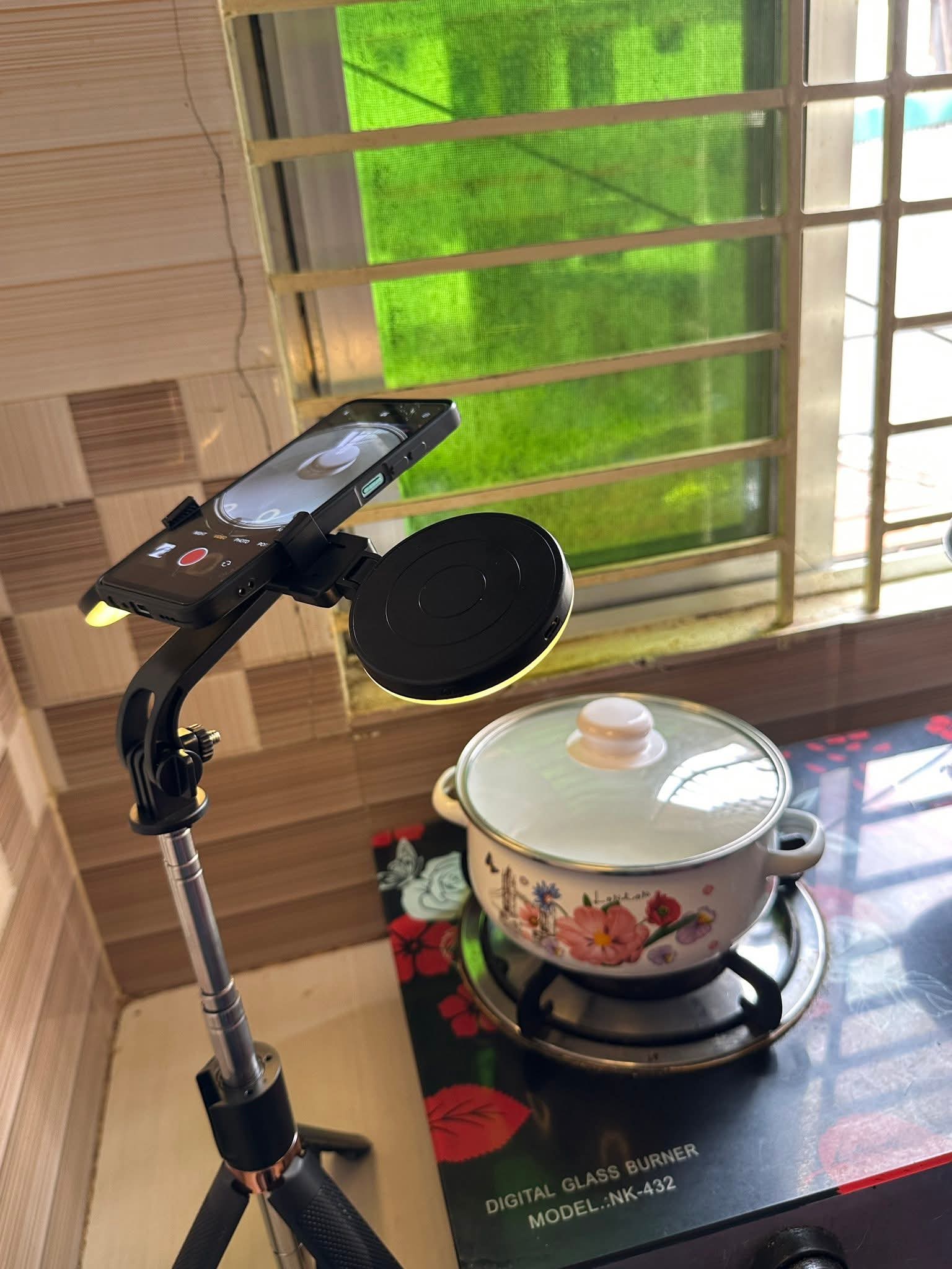 K9 Pro Selfie Stick Tripod with Dual LED Light & Bluetooth Remote - Image 4