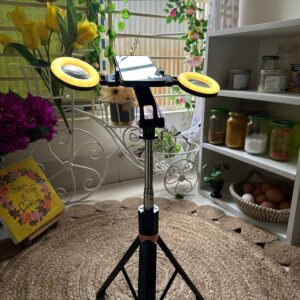 K9 Pro Selfie Stick Tripod with Dual LED Light & Bluetooth Remote