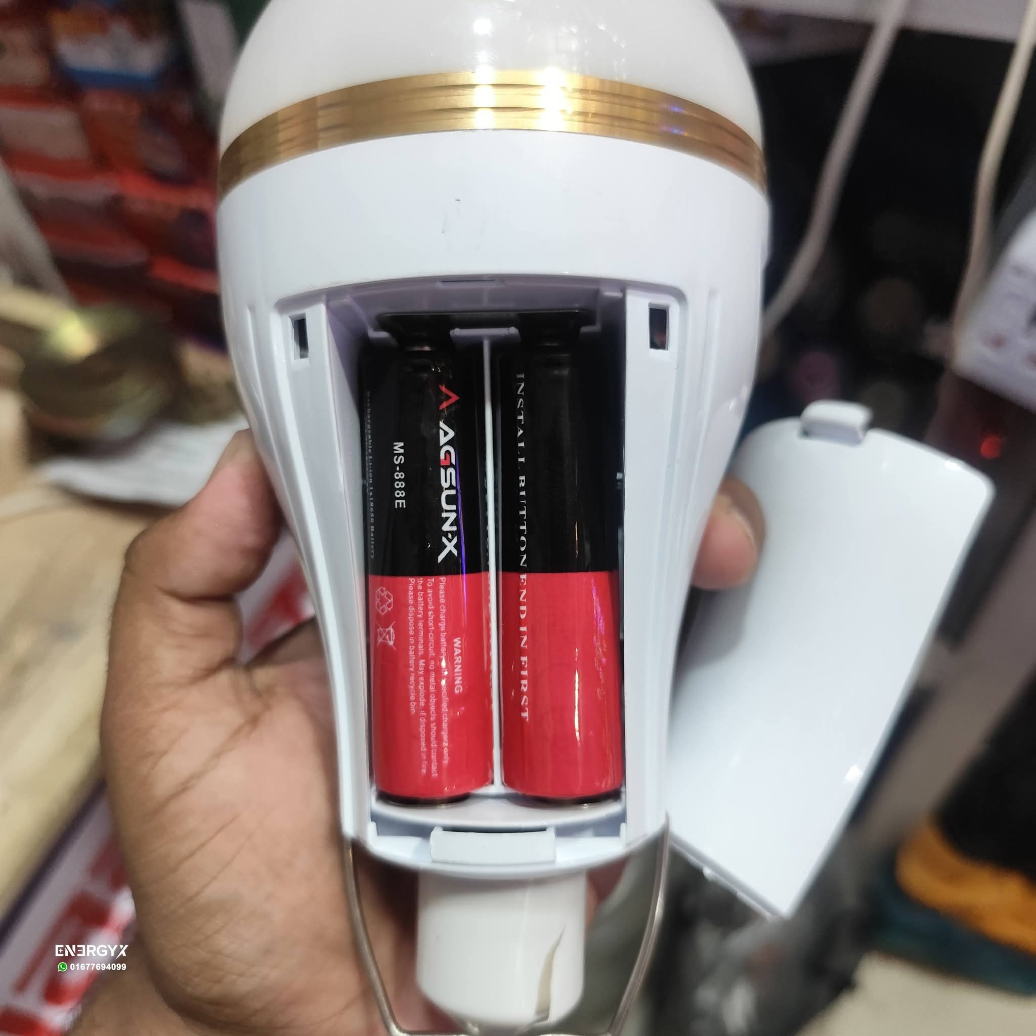MS-888E Rechargeable LED Emergency Light – 7200mAh Battery - Image 3