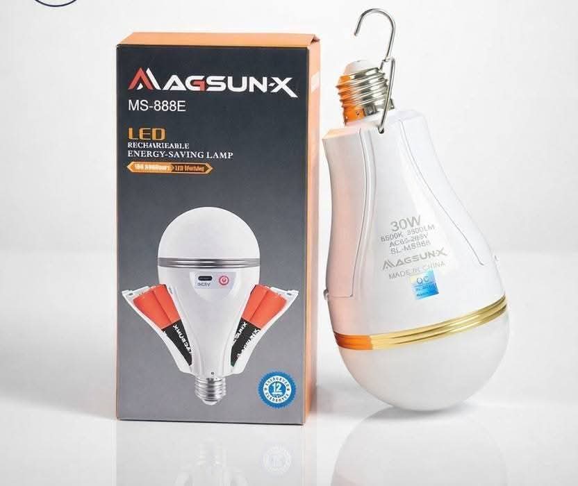 MS-888E Rechargeable LED Emergency Light – 7200mAh Battery
