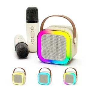 K12 Bluetooth Speaker – Powerful Bass | RGB Light | Portable Wireless Speaker