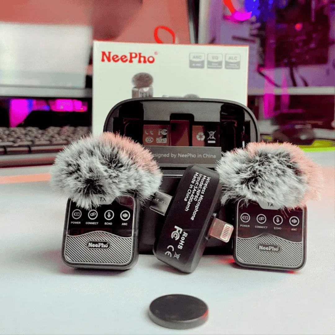 Neepho NP-60 Wireless Microphone for Type-c & iPhone - Image 2