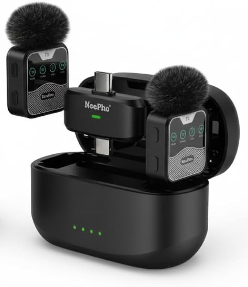 Neepho NP-60 Wireless Microphone for Type-c & iPhone - Image 3