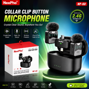 Neepho NP-60 Wireless Microphone for Type-c & iPhone