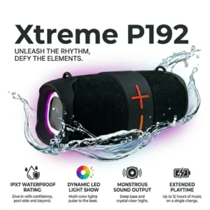 JBL XTREME P192 Portable Wireless Bluetooth Speaker | RGB Light | Waterproof Subwoofer