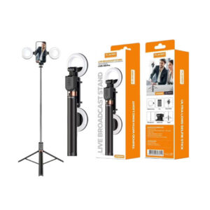 K9 Pro Selfie Stick Tripod with Dual LED Light & Bluetooth Remote